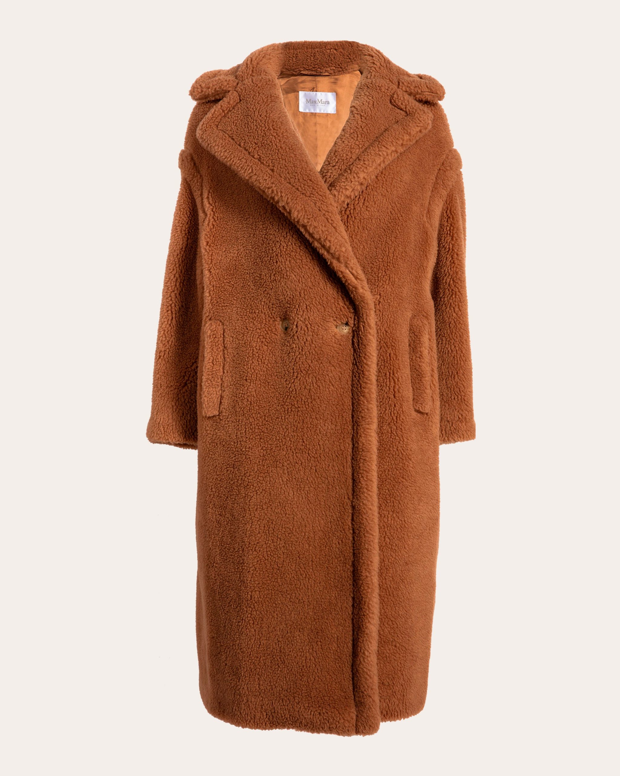 Max Mara Women's Teddy Bear Icon Oversized Camel Hair and Silk-Blend Coat Silk/Wool/Viscose