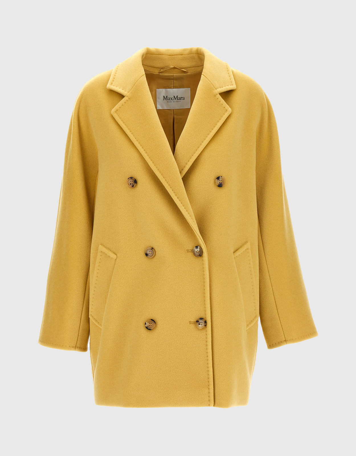 Max Mara Wool Cashmere Double-Breasted Coat - 36