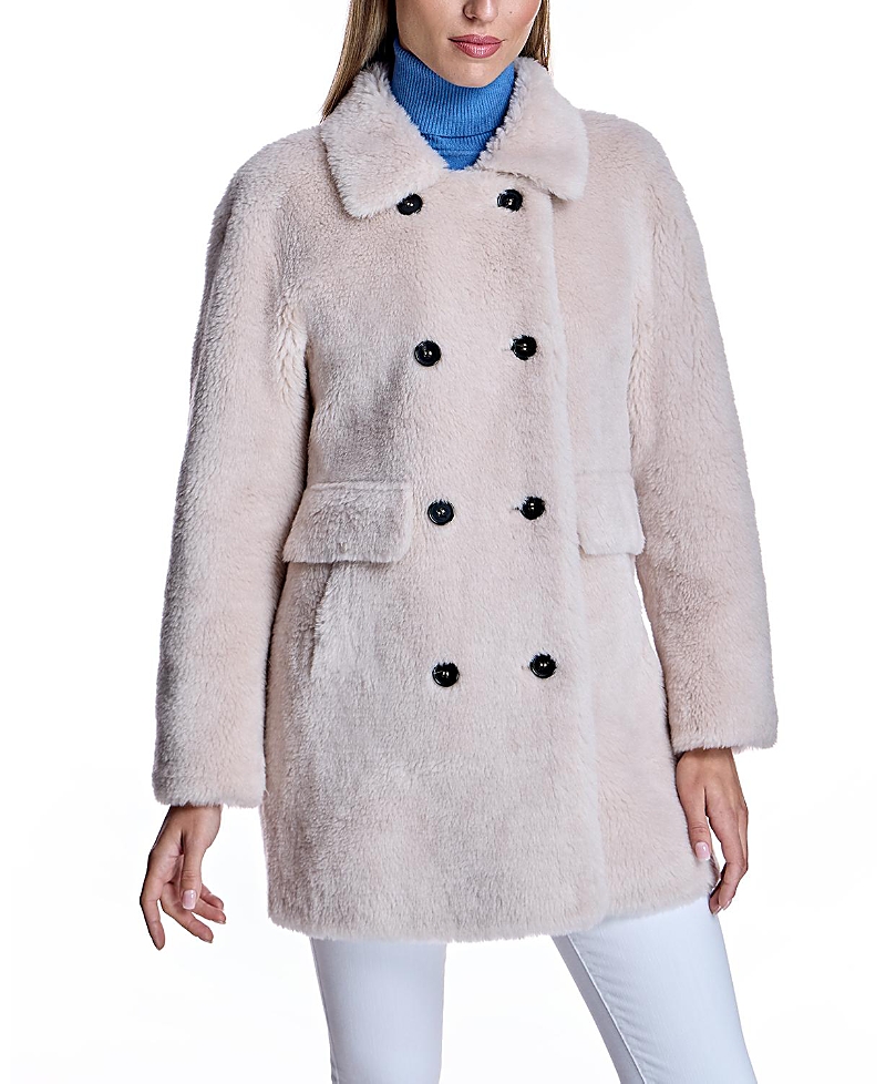 Maximilian Lamb's Wool Pea Coat