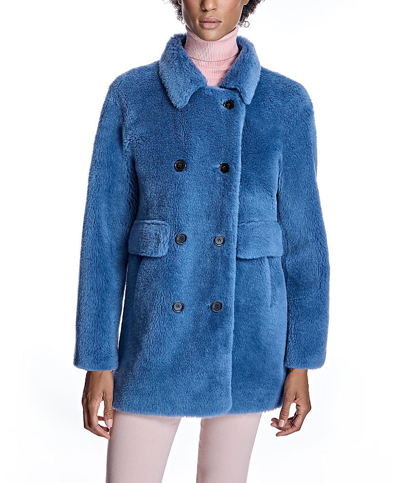 Maximilian Lamb's Wool Pea Coat