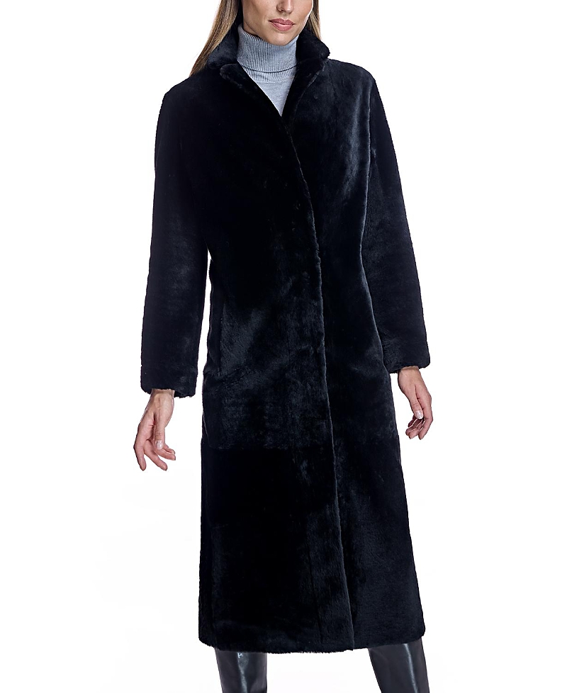 Maximilian Long Shearling Coat