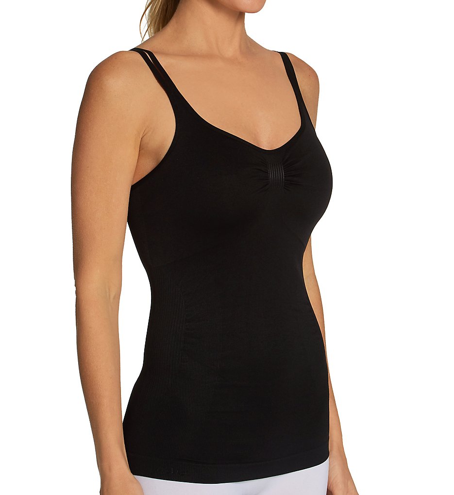 MeMoi Women's Sports Shaping Camisole in Black | Size Large | HerRoom.com