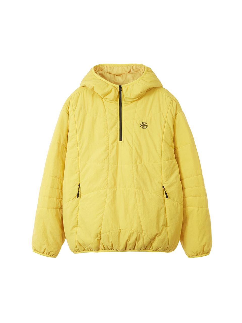 Meatball Quilted Padded Anorak Jacket [yellow]