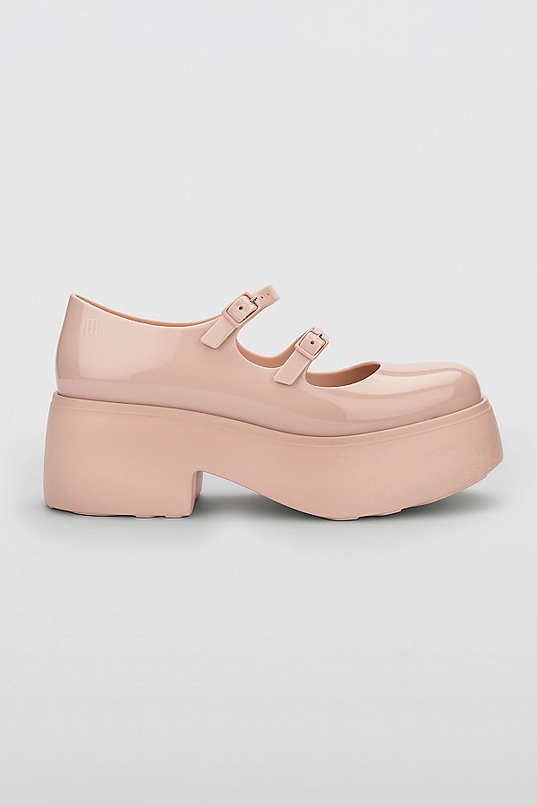 Melissa Farah Jelly Platform Mary Jane Shoe in Pink, Women's at Urban Outfitters