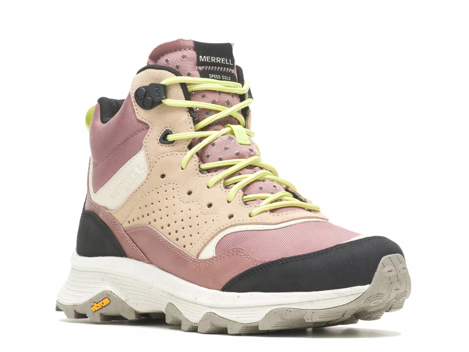 Merrell Speed Solo Mid Hiking Boot | Women's | Blush/Beige | Size 5 | Boots