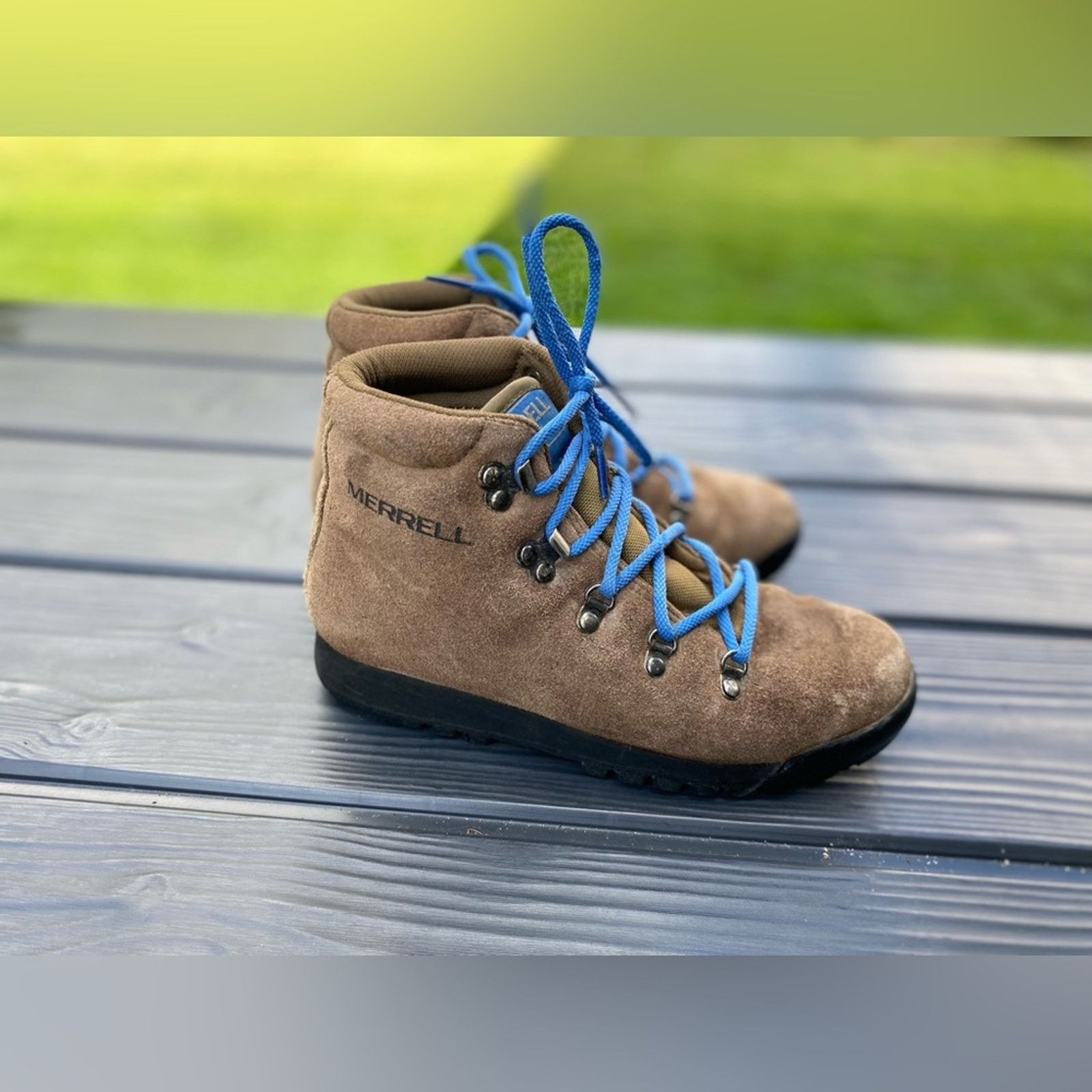 Merrell Venture Vintage Hiking Boots Suede Women'S Us 5 in Tan, Women's