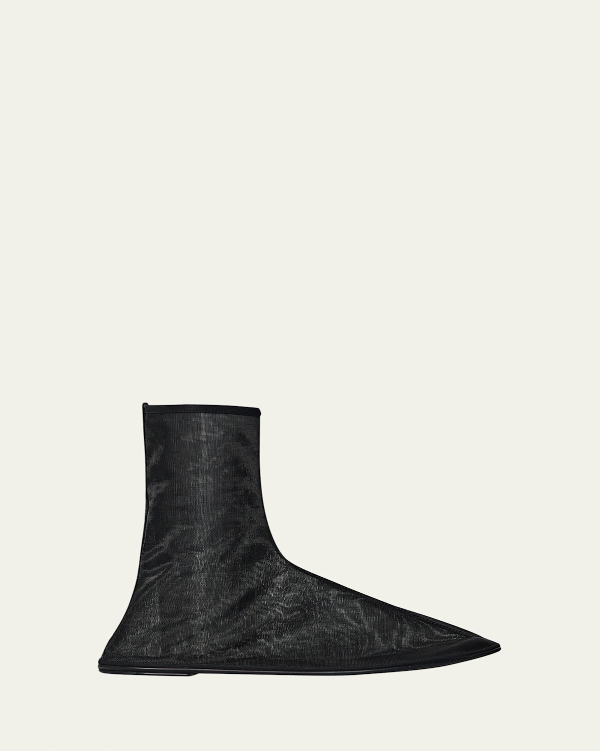 Mesh Sock Ankle Boots