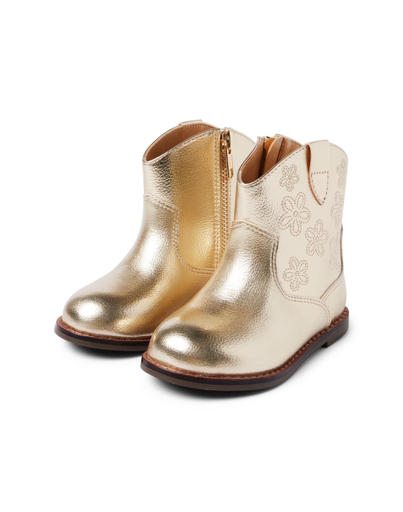 Metallic Cowboy Boot