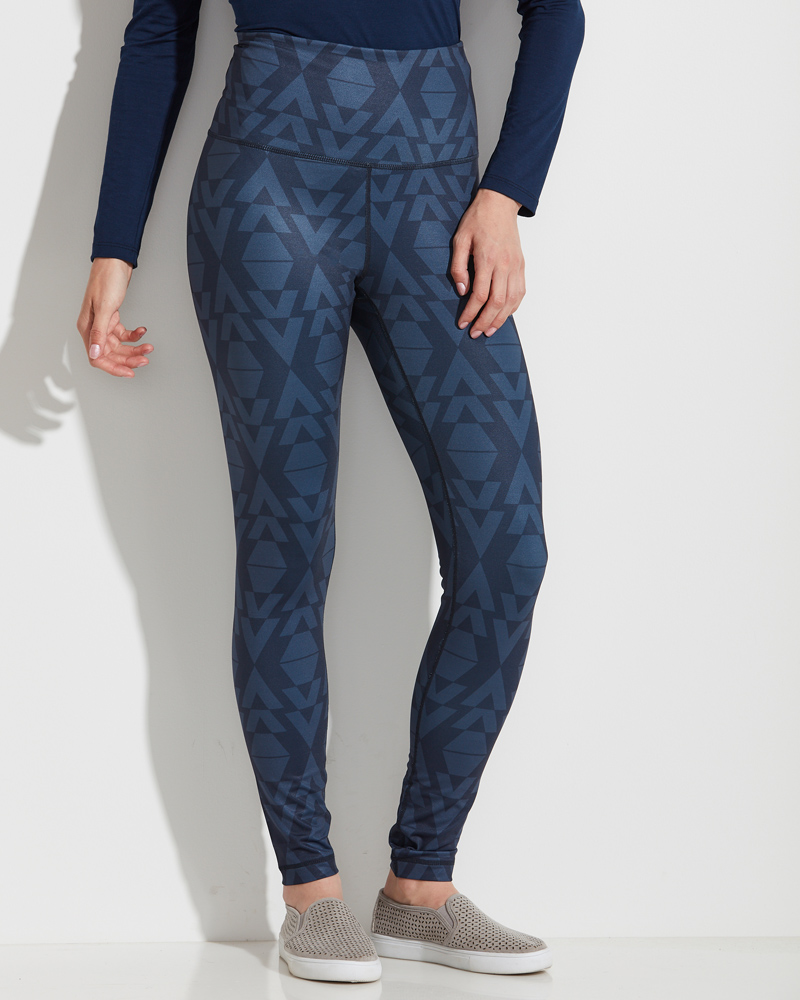 Mia & Tess Geometric Print High Waist Leggings