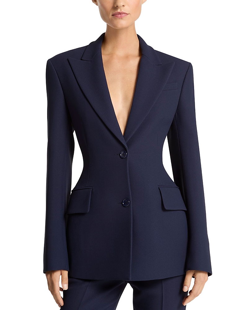 Michael Kors Collection Sculpted Belted Blazer