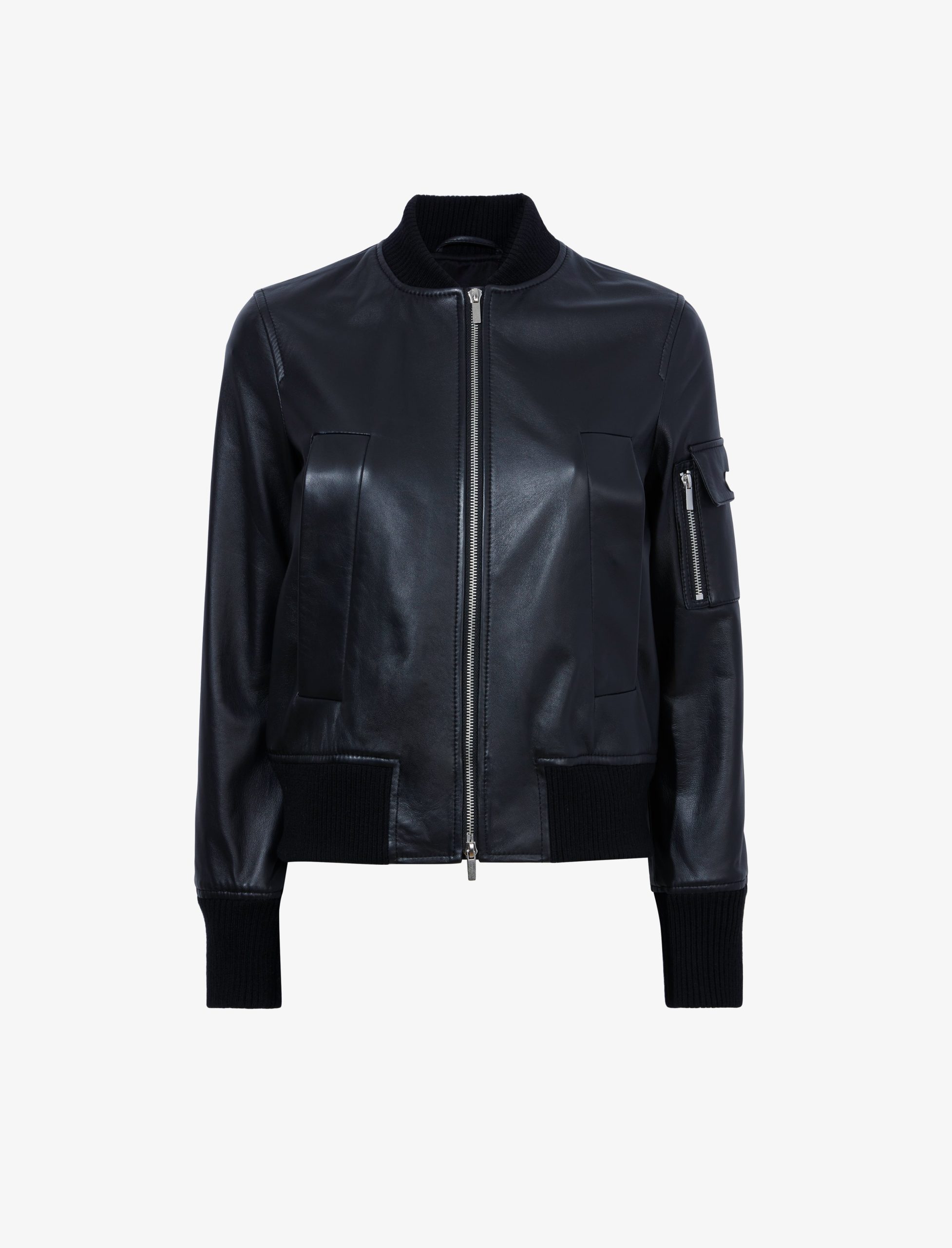 Mika Bomber Jacket in Lightweight Leather