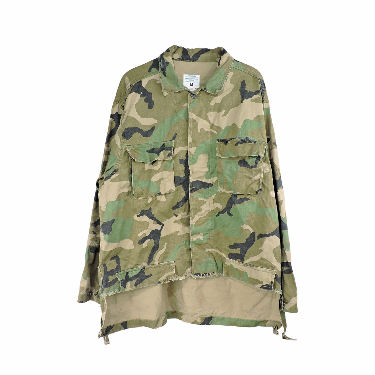 Military x Zara Woman Oversized The Camouflage Parka Jacket, Women's (Size Medium)