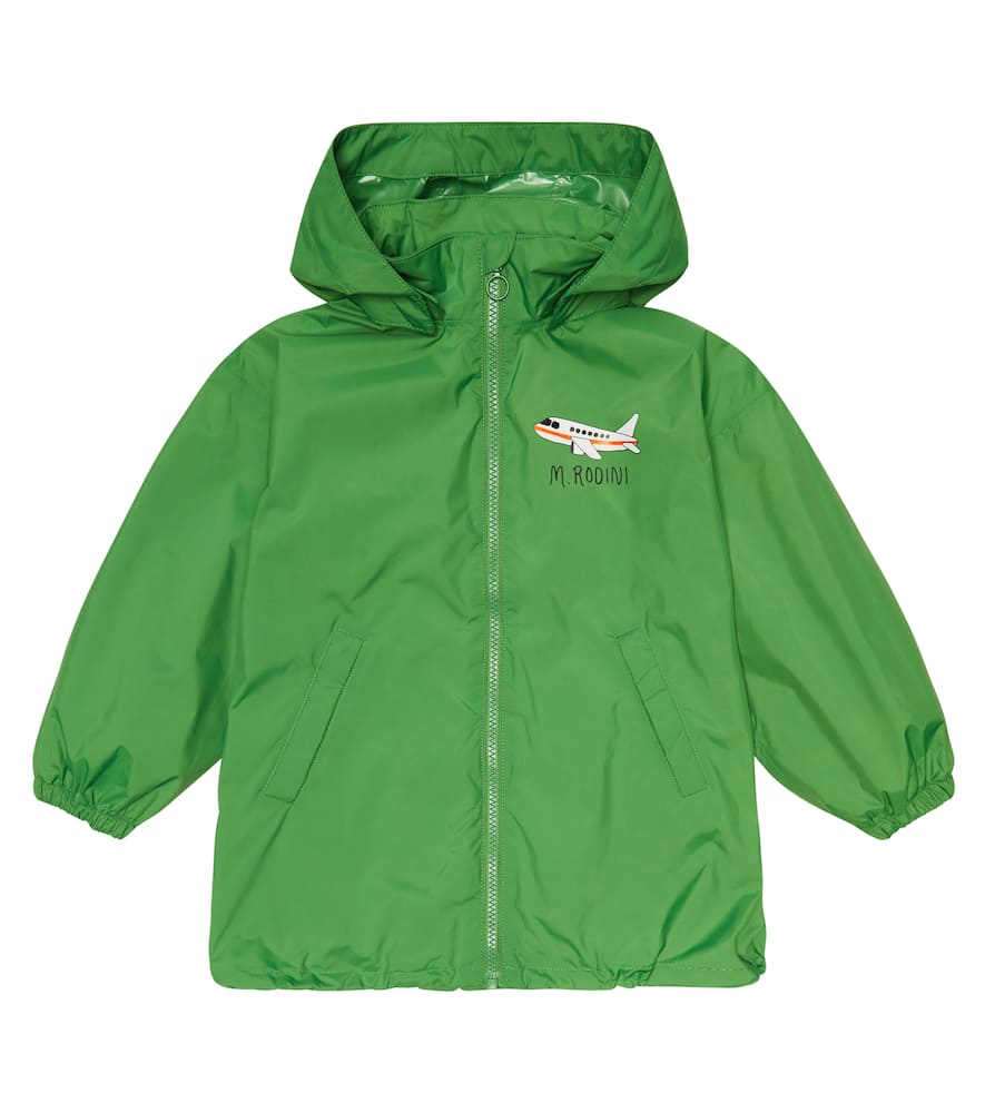 Mini Rodini Airplane printed windbreaker jacket