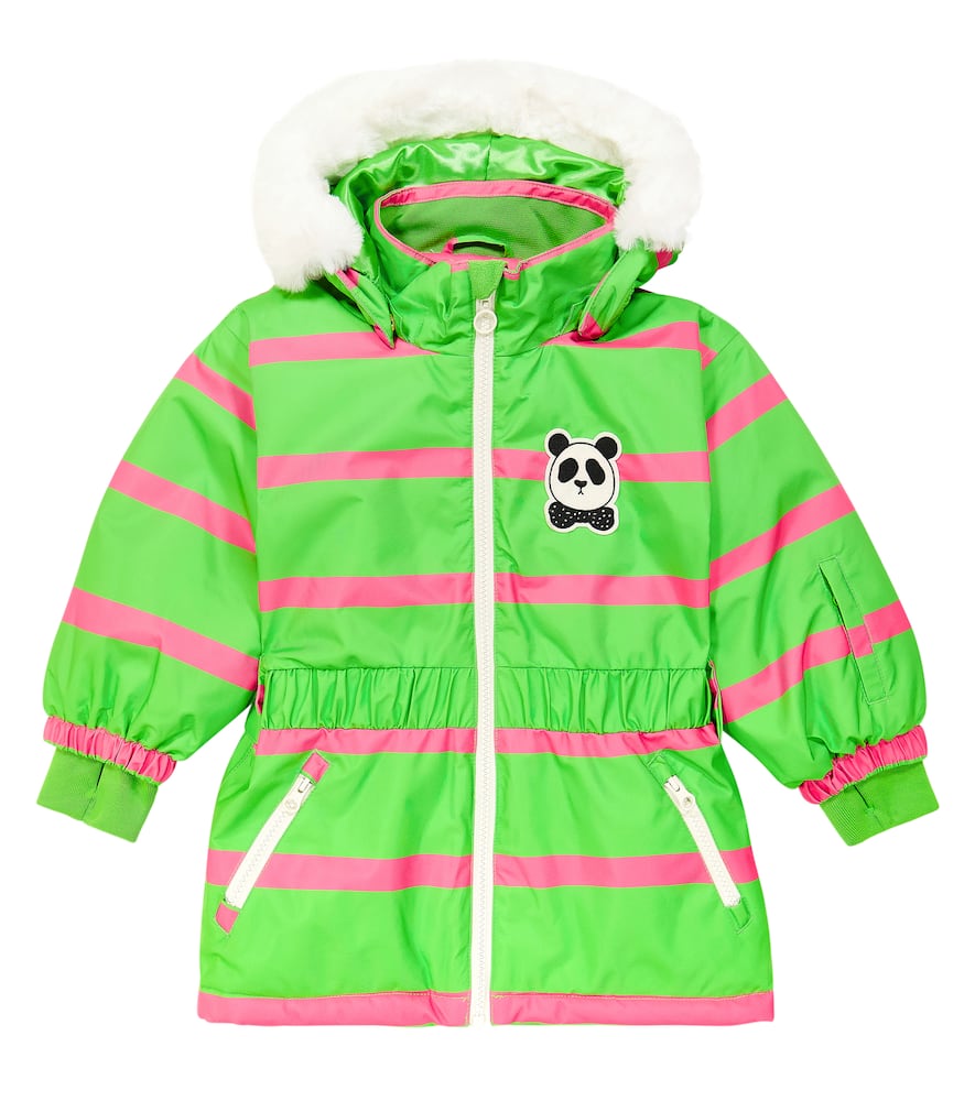 Mini Rodini Striped ski jacket