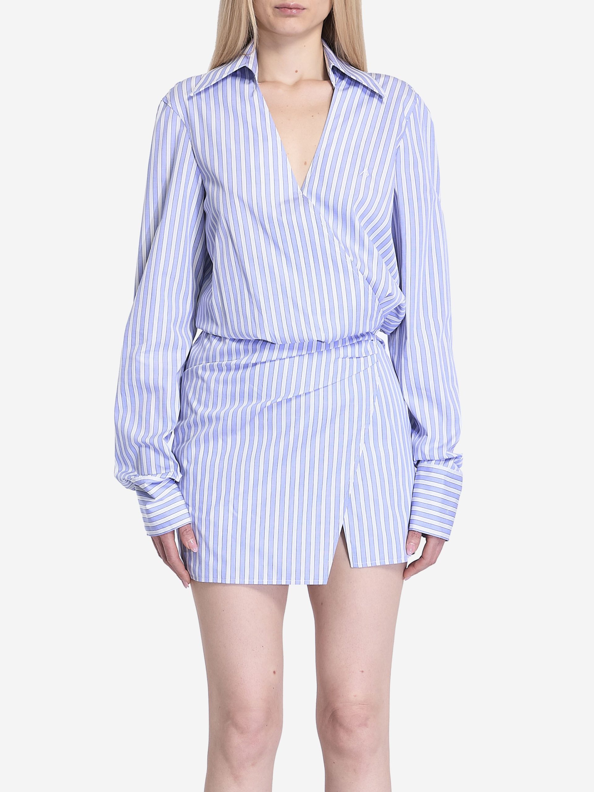 Mini shirt dress