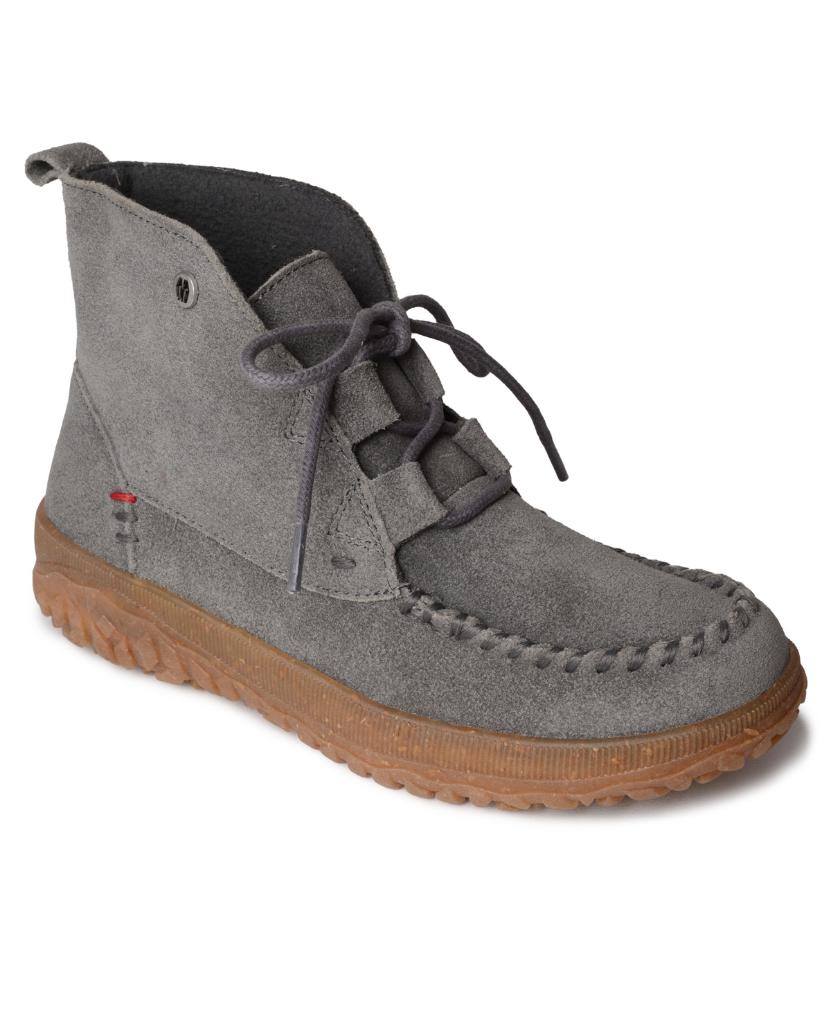 Minnetonka Women's Tealey Lace-up Suede Ankle Boots - Grey