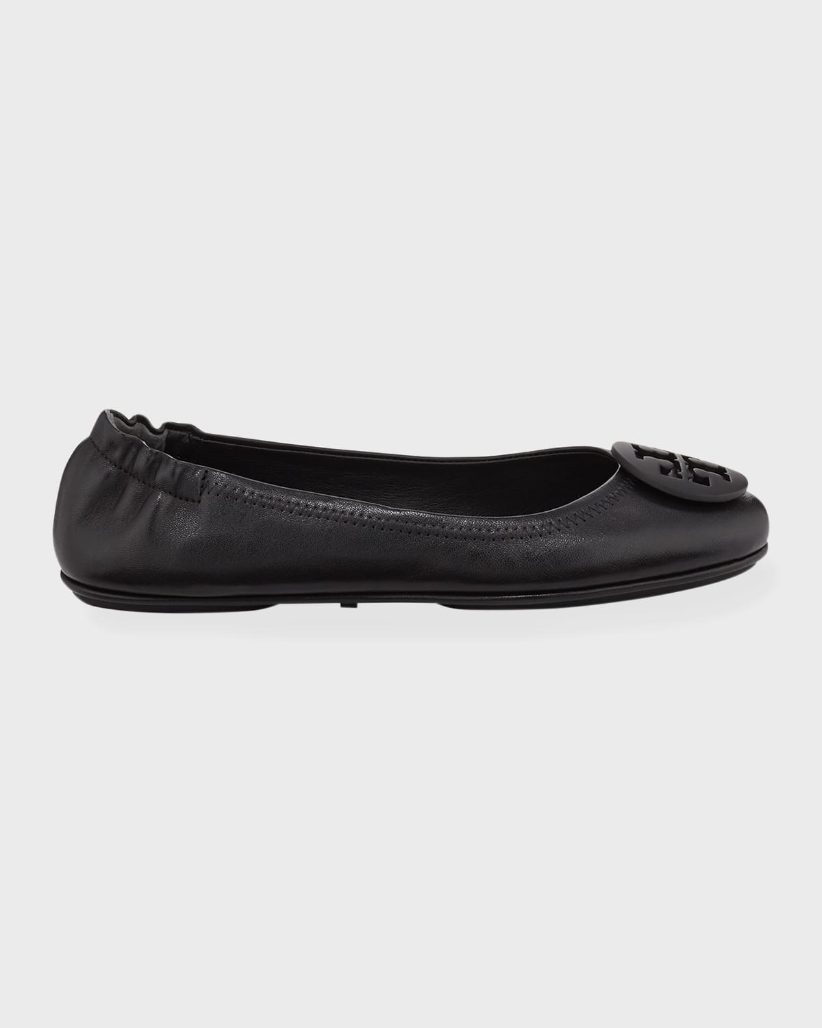 Minnie Travel Leather Ballet Flats