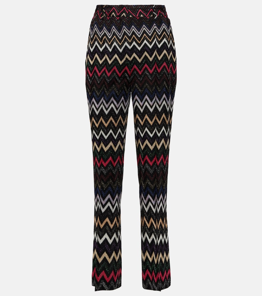 Missoni Zig-zag high-rise cropped pants