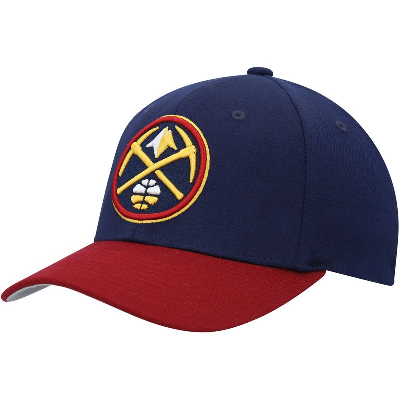 Mitchell & Ness Mitchell Ness Red Denver Nuggets MVP Team Two-Tone 20 Stretch-Snapback Hat Navy Blue - NBA Caps at Academy Sports