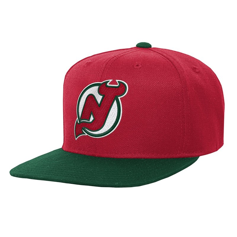 Mitchell & Ness Youth Mitchell Ness Green New Jersey Devils Core Team Two-Tone Snapback Hat Red - NFL Caps at Academy Sports