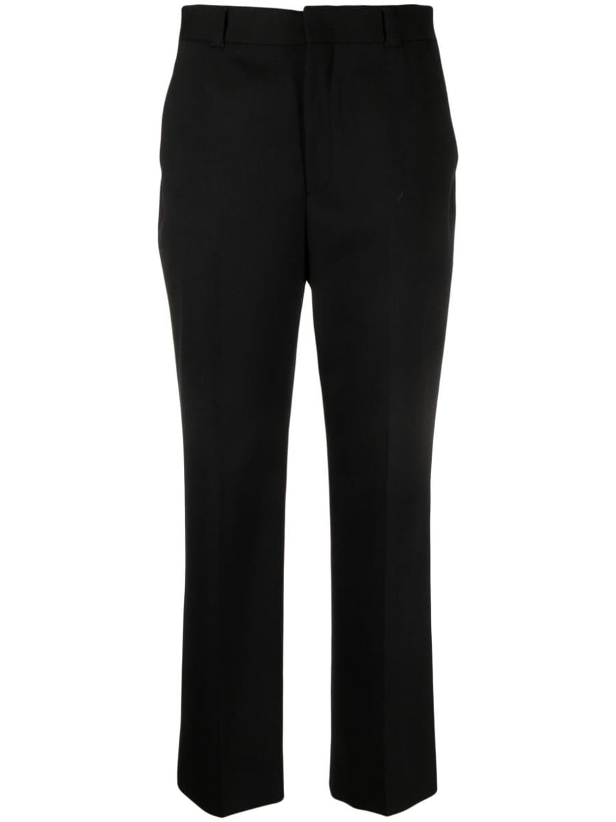 Miu Miu High-Waisted Cropped Trousers