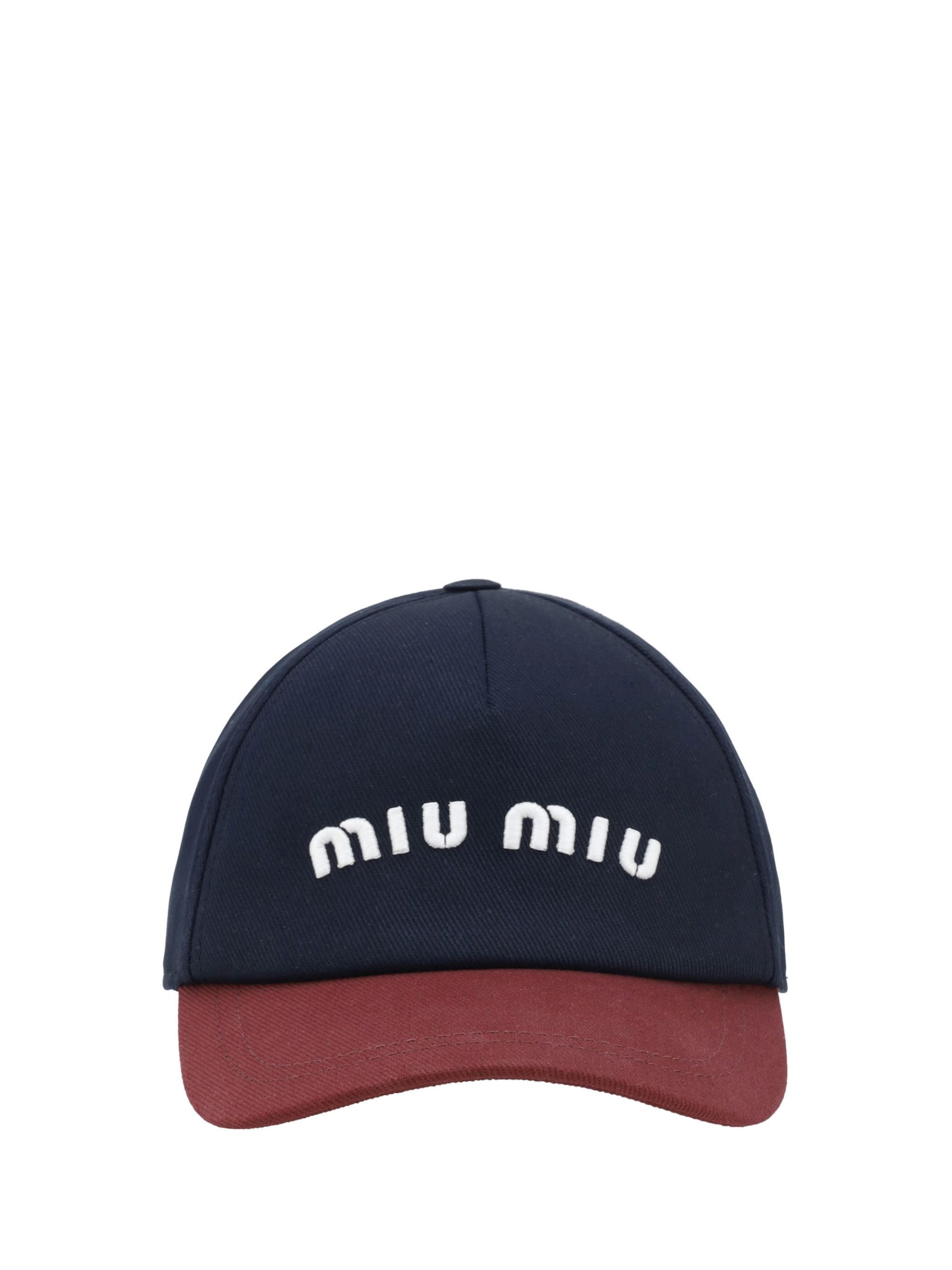 Miu Miu Two-Tone Baseball Hat, Women's