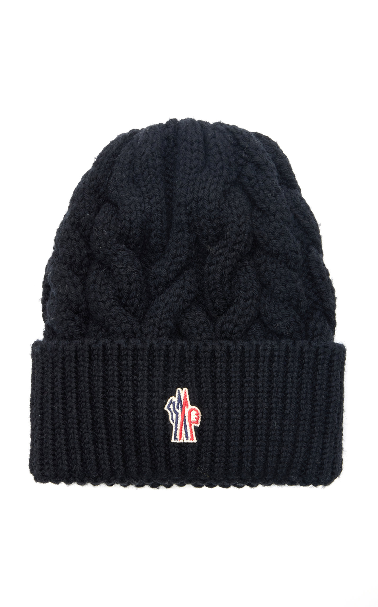 Moncler Grenoble - Cable Knit Beanie - Black - OS - Moda Operandi