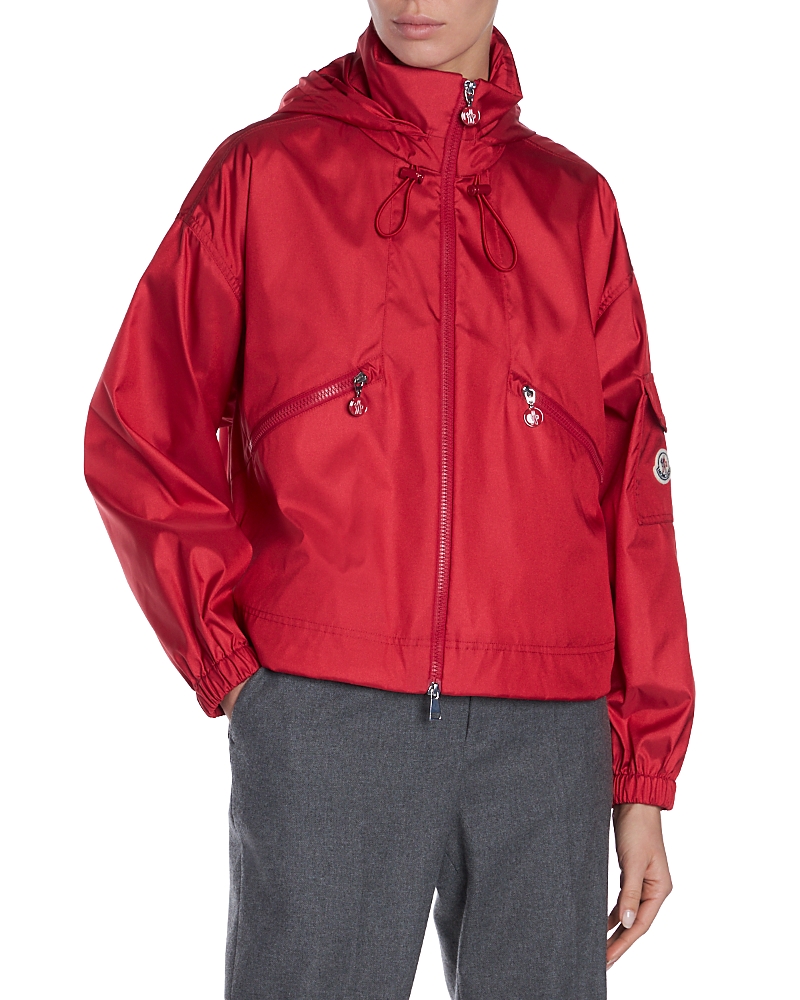 Moncler Hemar Concealed Hood Short Parka Jacket