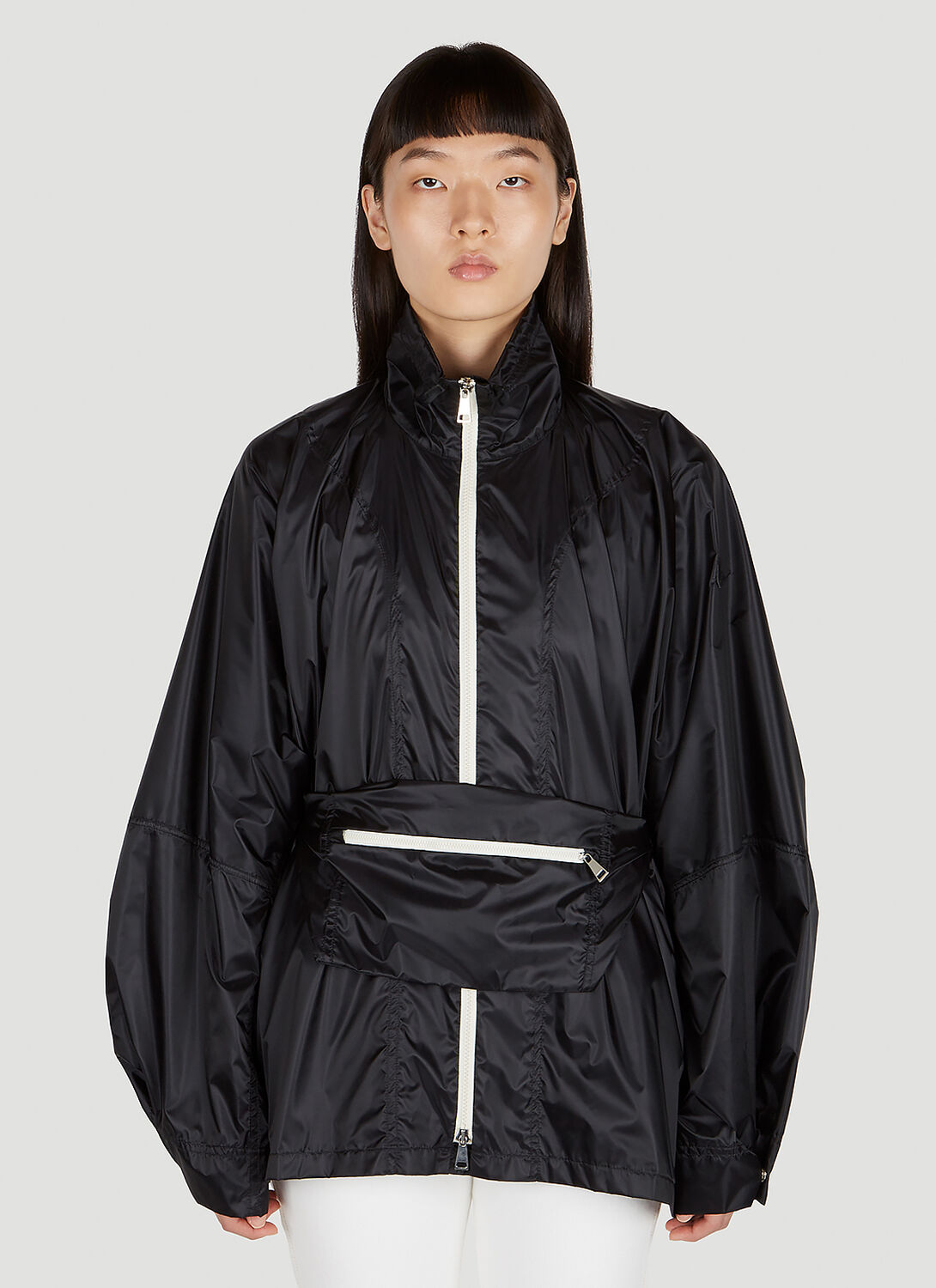 Moncler Moy Short Parka Jacket - Woman Jackets Black 2