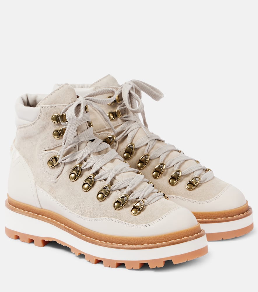 Moncler Peka Trek suede hiking boots