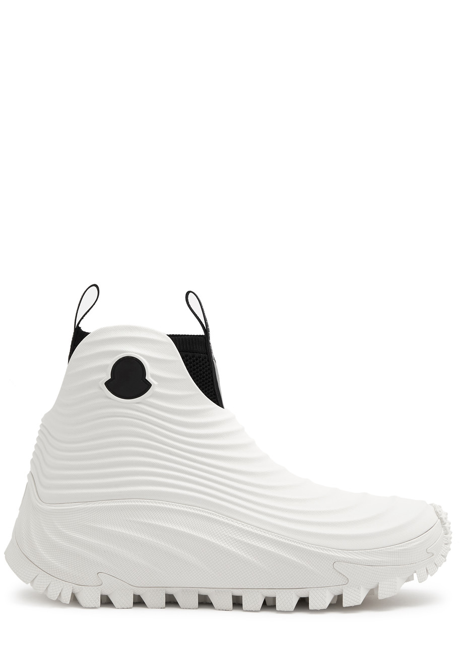 Moncler X Alicia Keys Acqua Rubber Rain Boots - White - 3