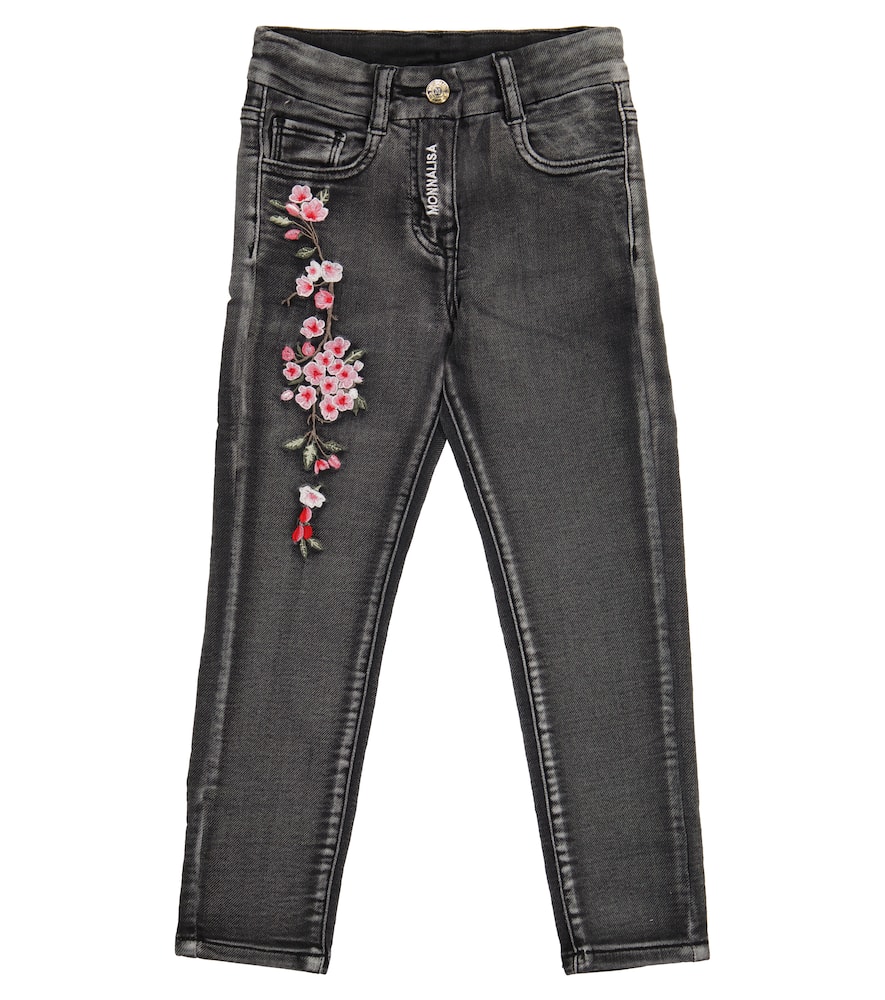 Monnalisa Embroidered jeans