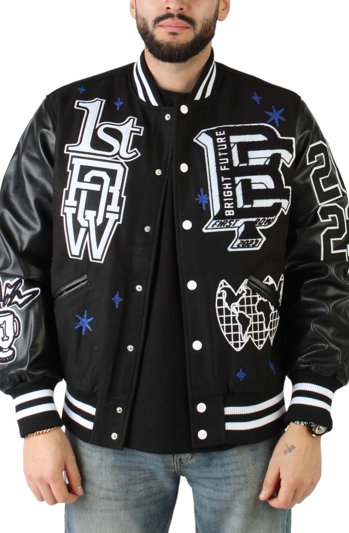 Mono Bright Future Varsity Jacket