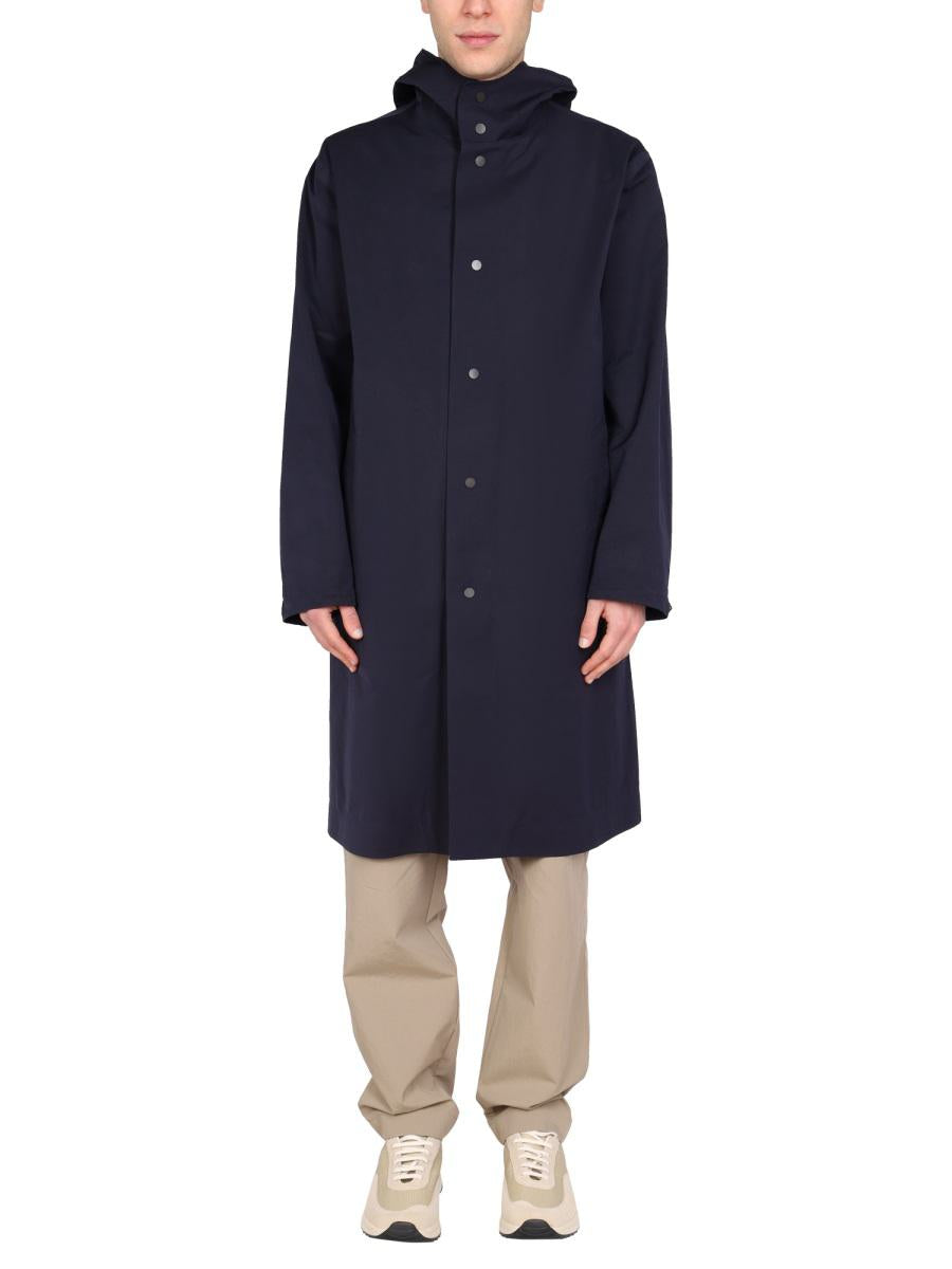 Monobi Hooded Trench Coat