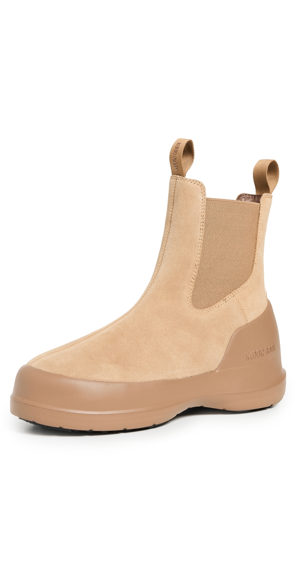 Moon Boot Luna Chelsea Suede Boots Sand 38