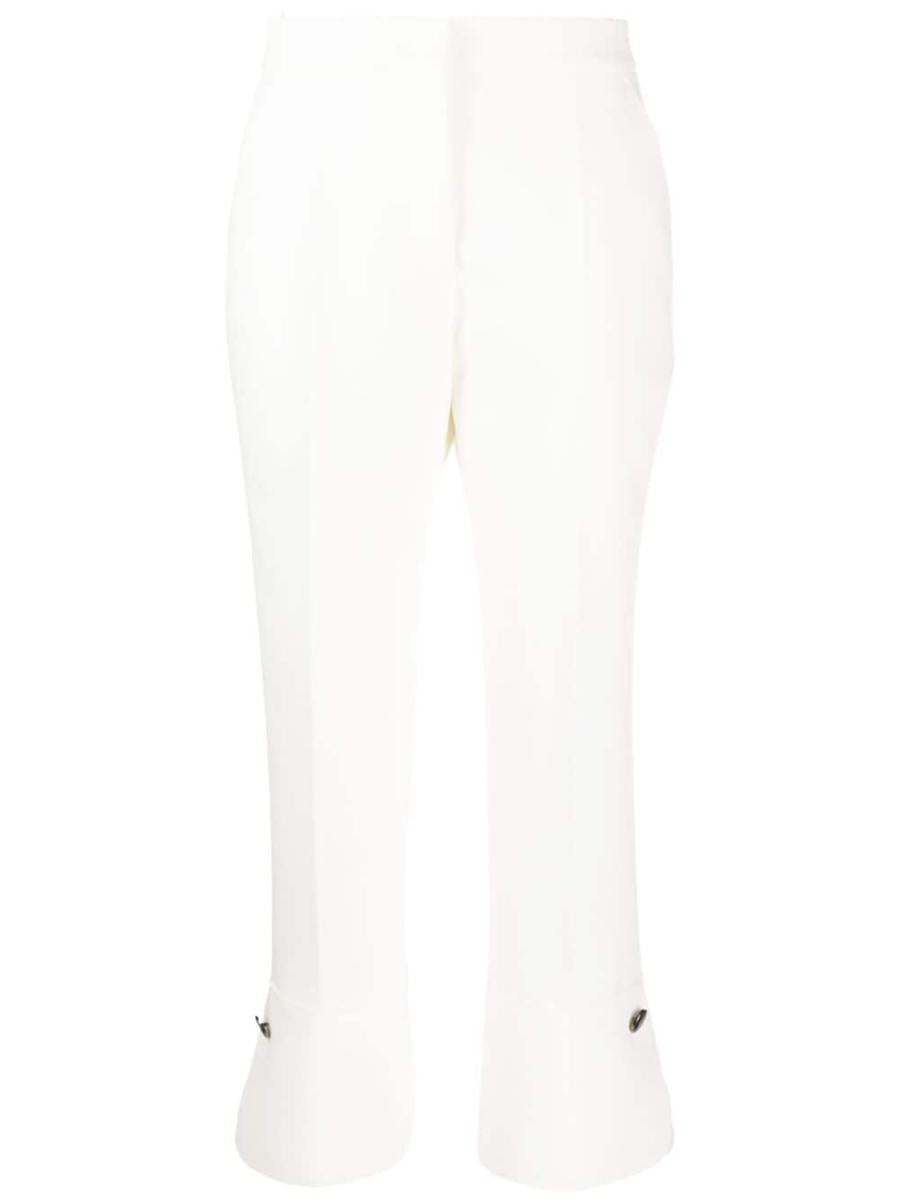 Msgm Cropped-Leg Flared Trousers