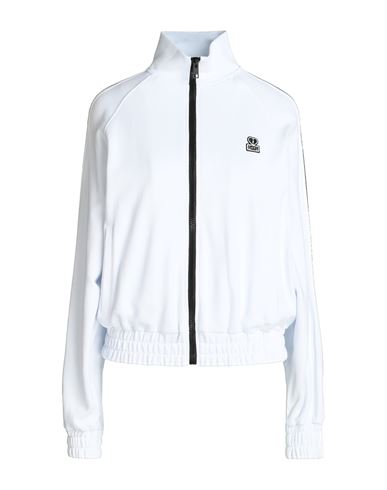 Msgm Woman Sweatshirt White Size XS Cotton, Polyamide