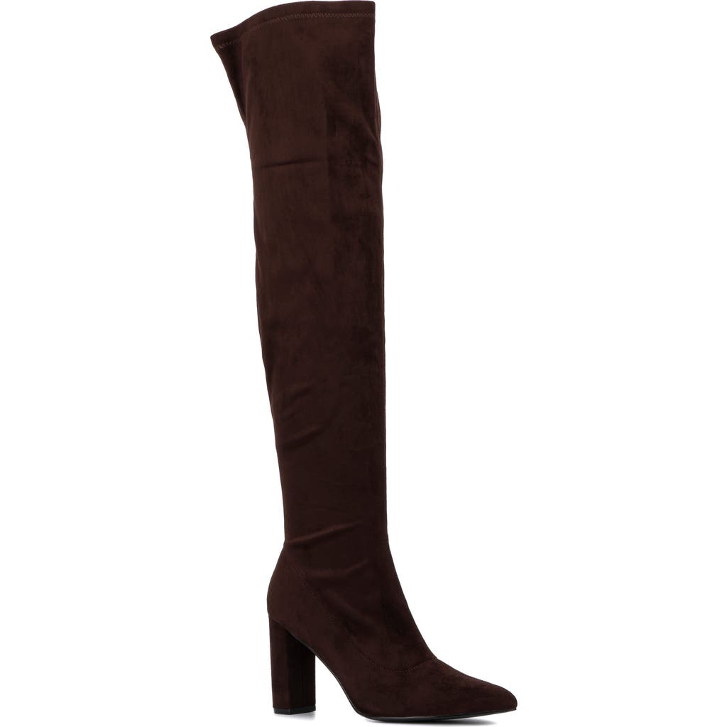 NEW YORK AND COMPANY Monia Over-the-Knee Boot in Brown at Nordstrom Rack, Size 6