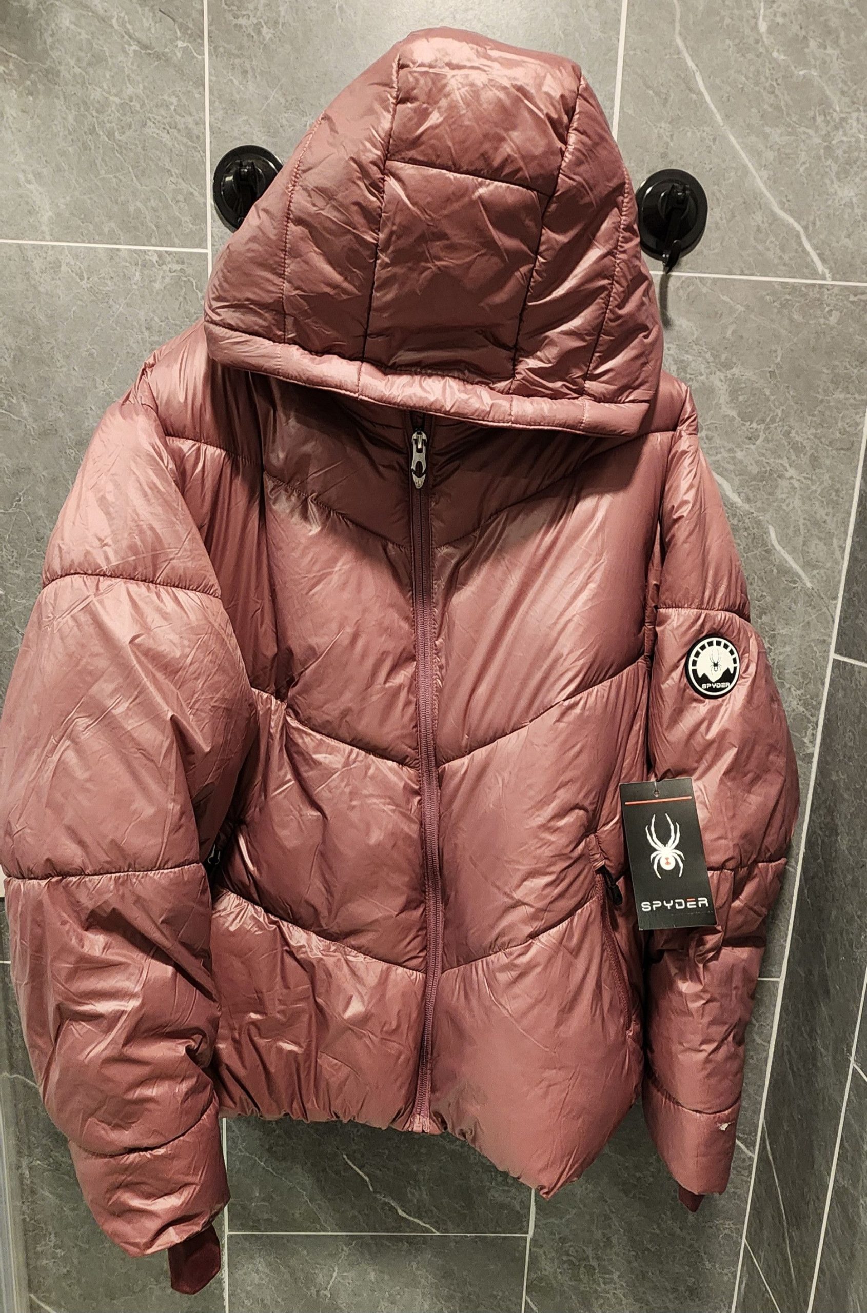 NWT Spyder Tulipwood Super Puff Puffer Coat Jacket Size M, Women's