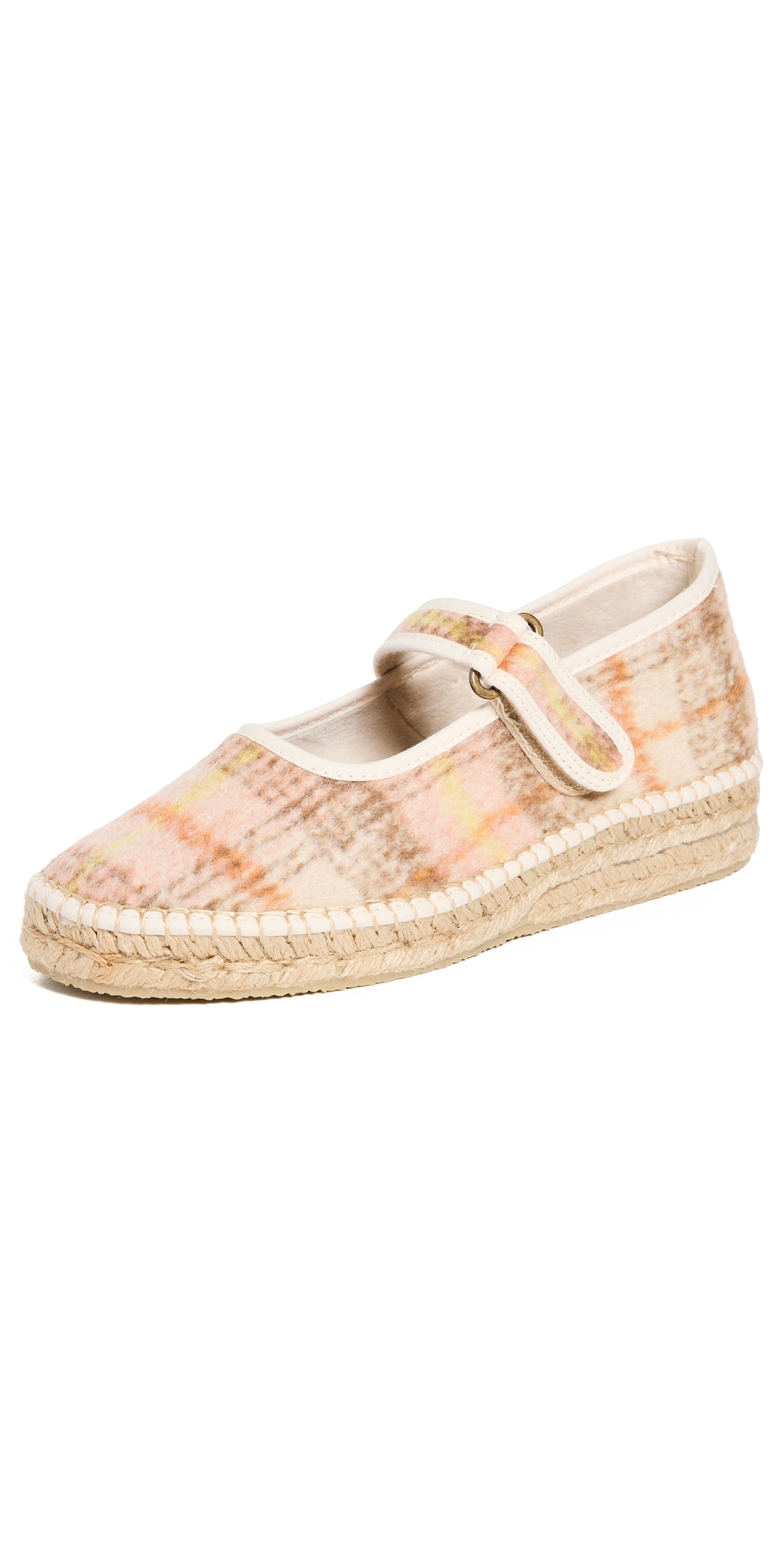 Naguisa Talo Wool Espadrilles Multi Beige 36