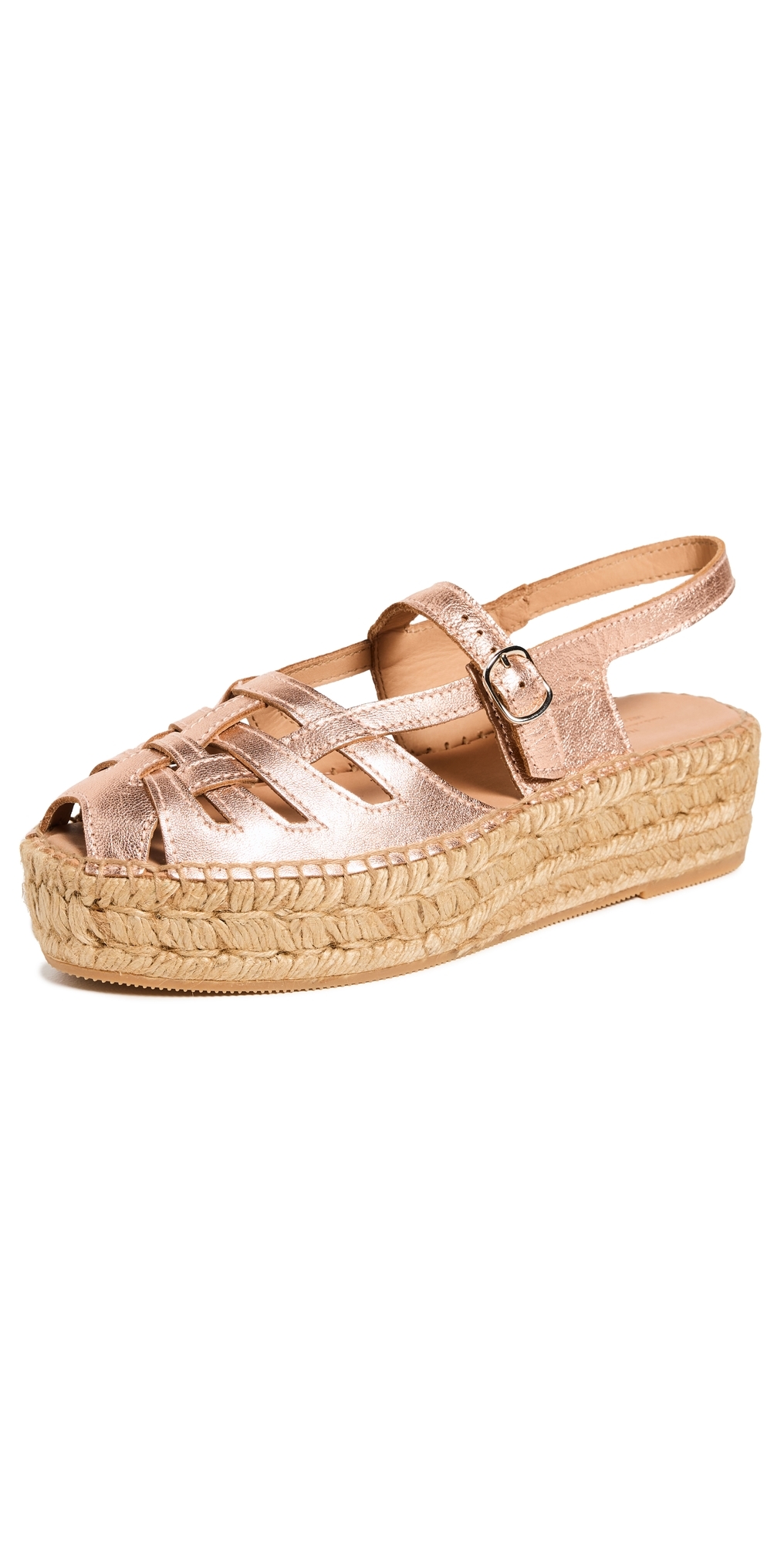 Naguisa Thalis Espadrilles Rose Metal 37