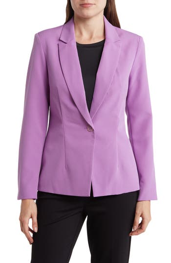 Nanette Lepore Notch Lapel Blazer in Pastel Lilac at Nordstrom Rack, Size 4