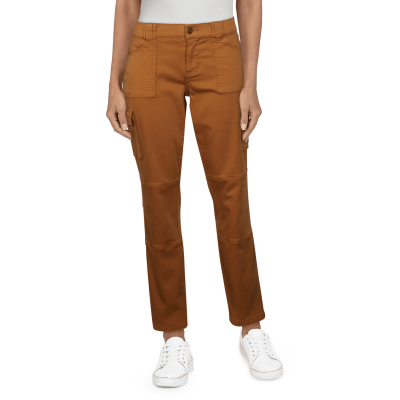 Natural Reflections Sierra Straight-Leg Cargo Pants for Ladies - Chipmunk - 14