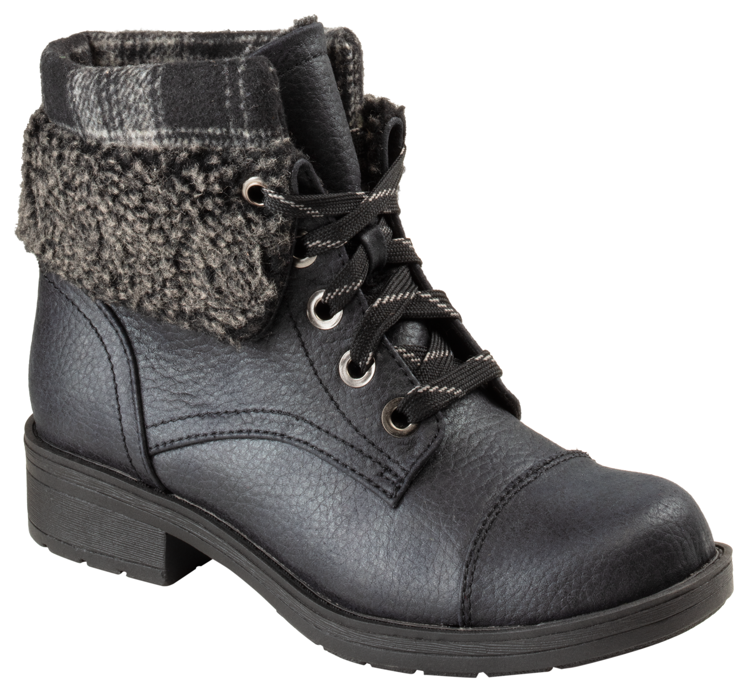 Natural Reflections Veruca II Lace-Up Sweater Bootie Boots for Ladies