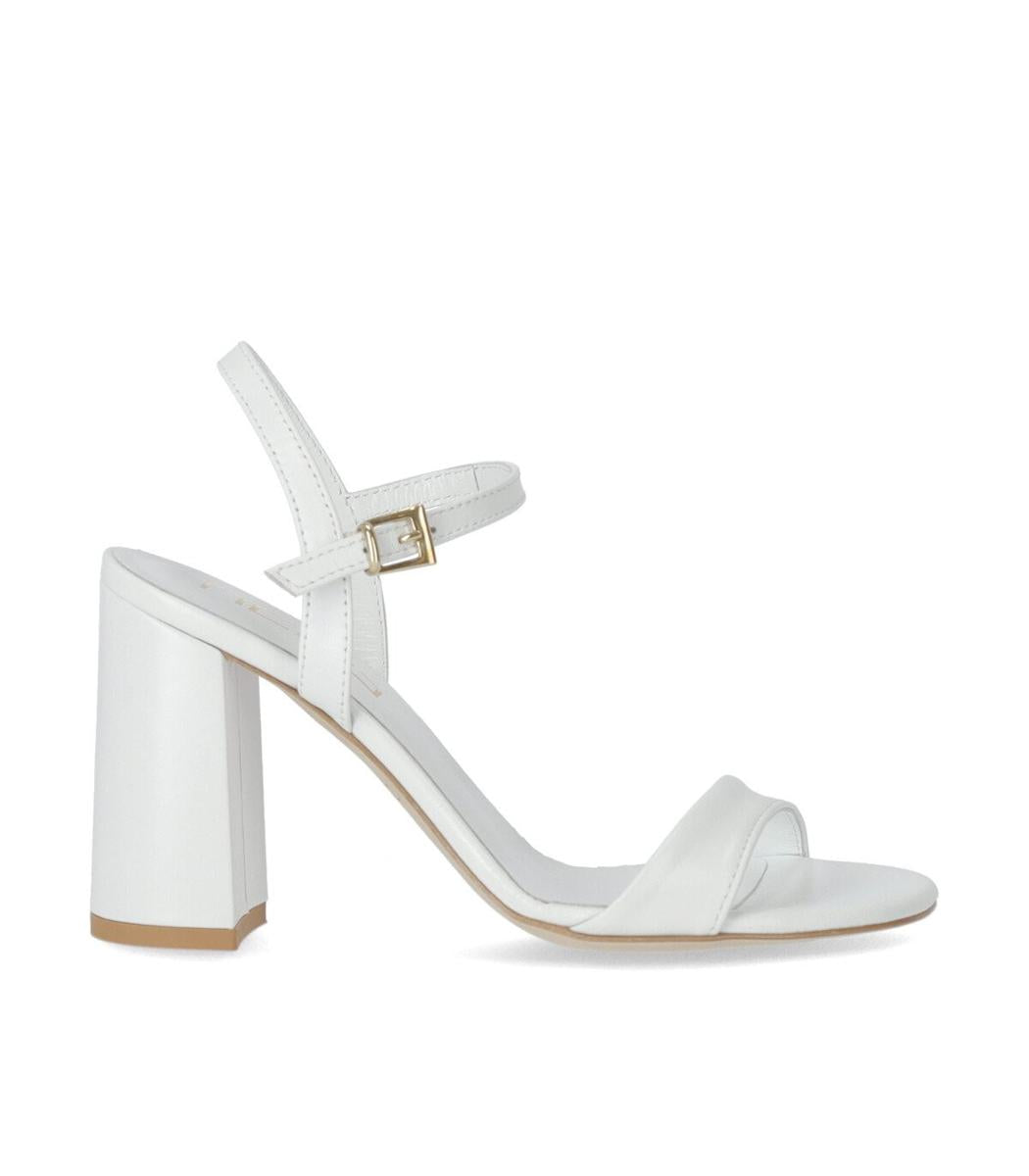 Ncub White Heeled Sandal