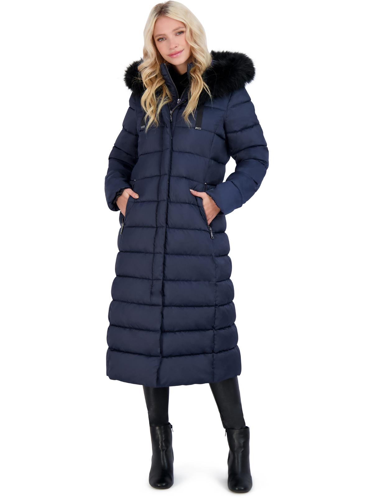 Nellie Womens Long Polyester Puffer Coat