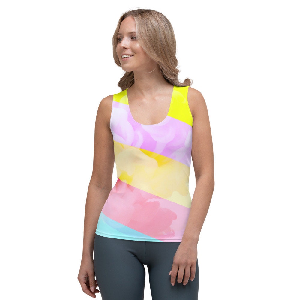 Neon Pastels/All Over Print Tank Top