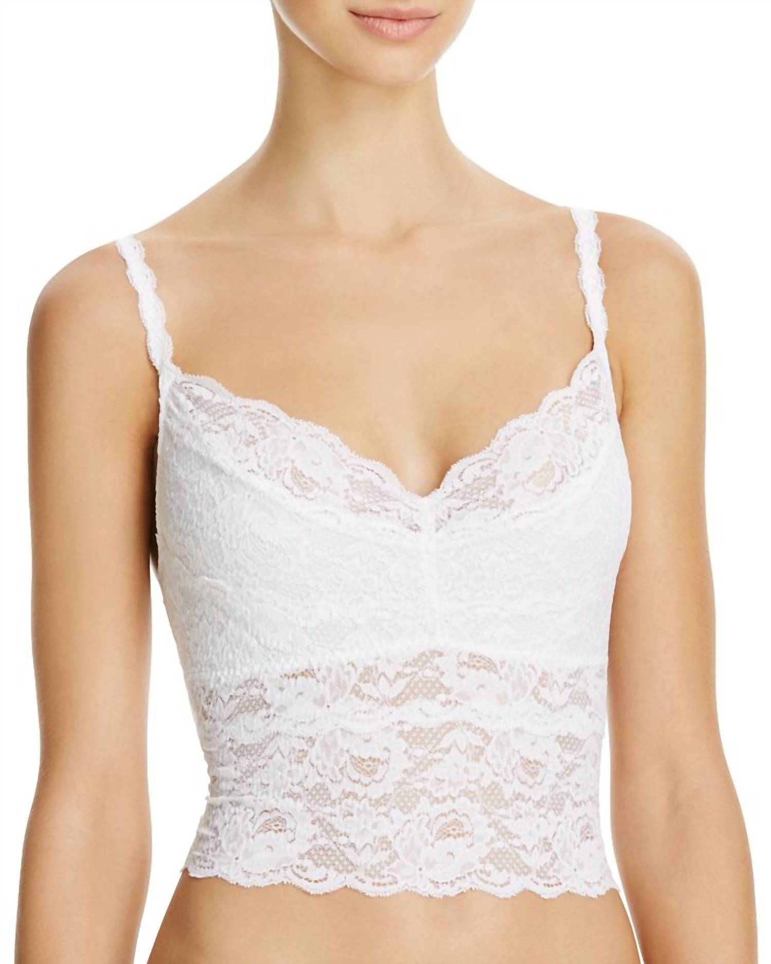 Never Say Never Cropped Camisole In White