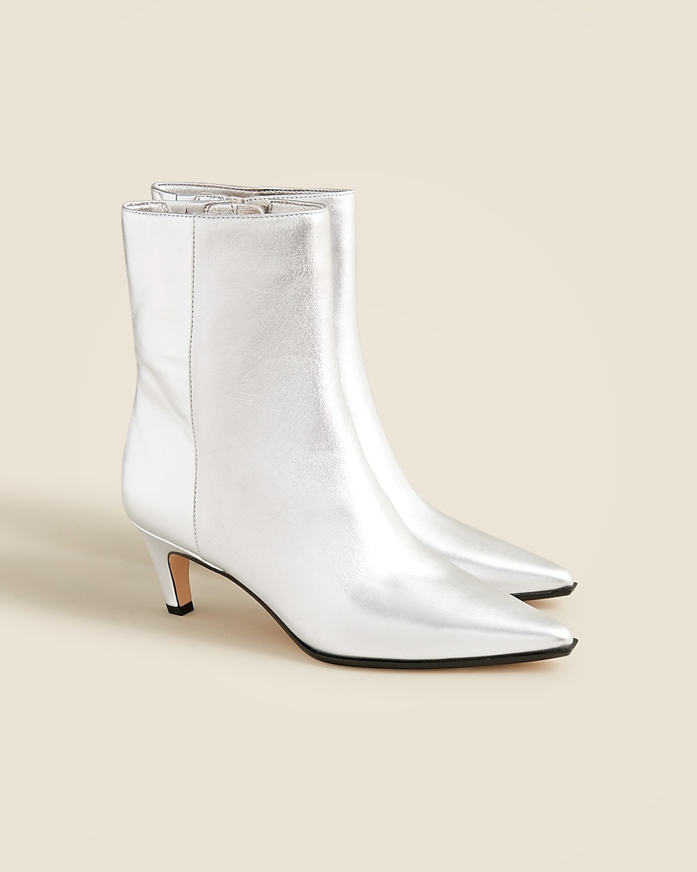 New Stevie ankle boots in metallic leather