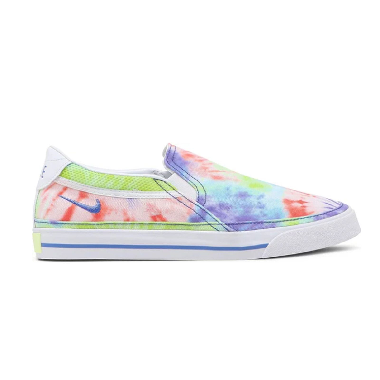 Nike Court Legacy Print Slip On Green Tie-Dye Women's 8.5 Shoes